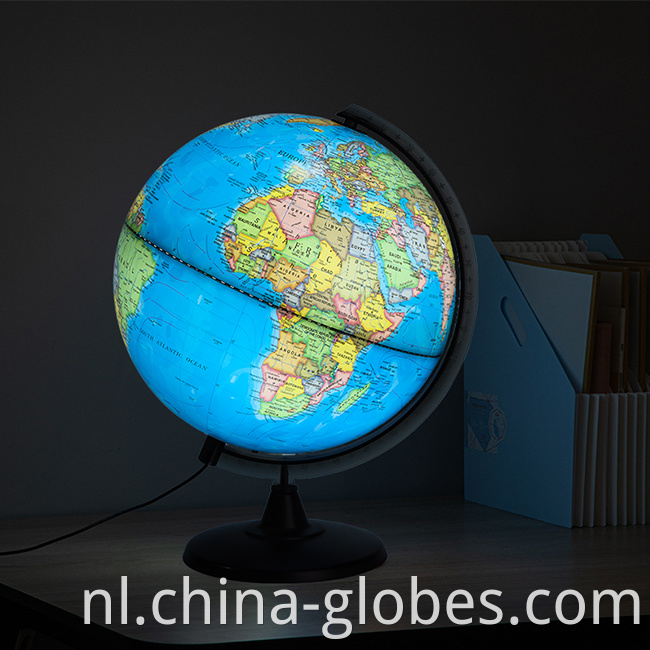 Illuminated World Globe